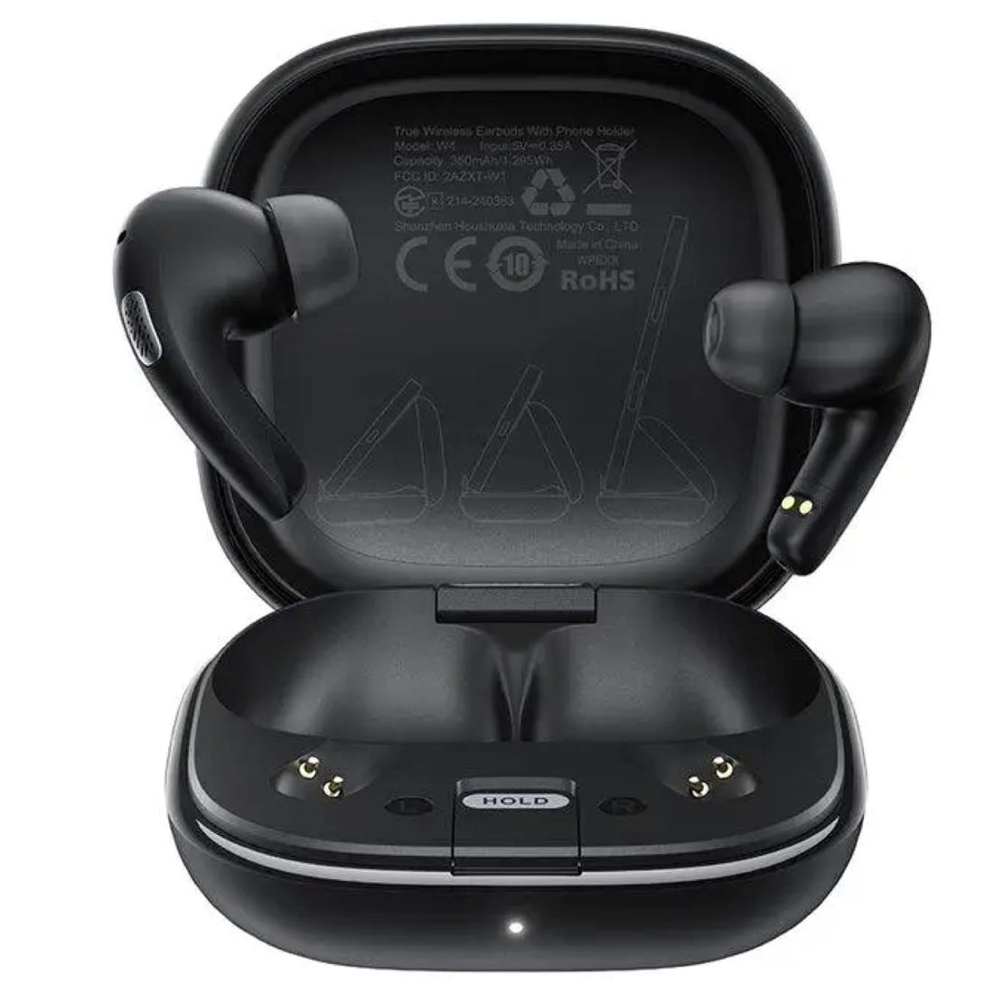 Acefast W4 Auricular Bluetooth con Noise Cancel y Estuche Soporte Negro - Imagen 5
