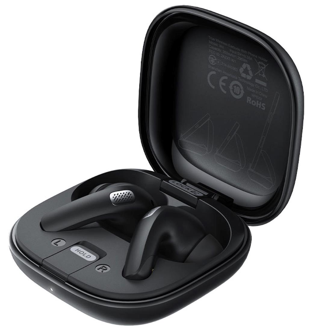 Acefast W4 Auricular Bluetooth con Noise Cancel y Estuche Soporte Negro