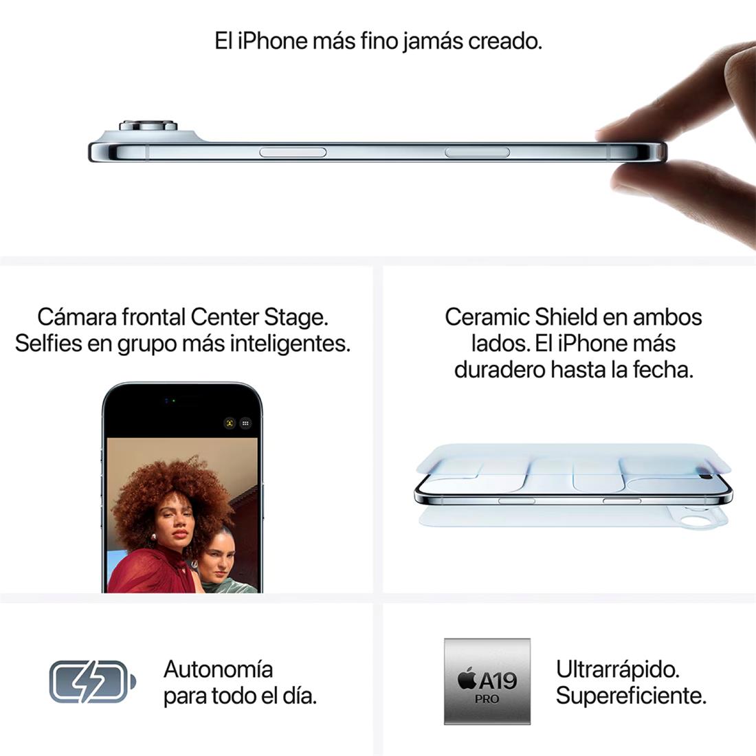 Apple Iphone Air 256GB Azul Cielo - Imagen 3
