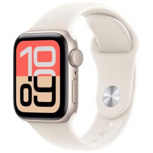 Apple Watch SE (3ª Gen) GPS 40mm Blanco Estrella / Blanco Estrella -S/M (MEH34QL/A)