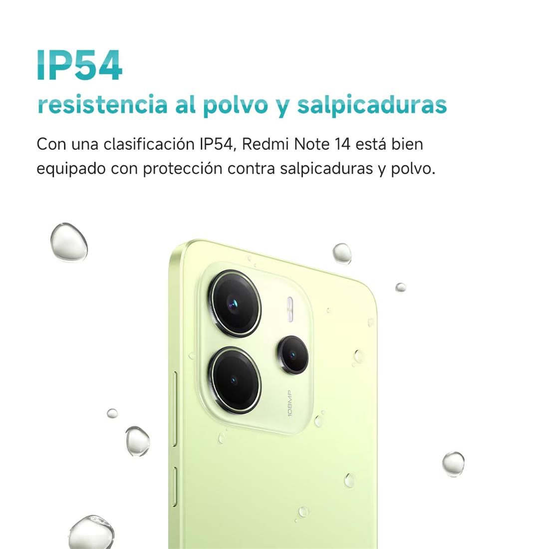 Xiaomi Redmi Note 14 6GB 128GB Lime Green - Imagen 3