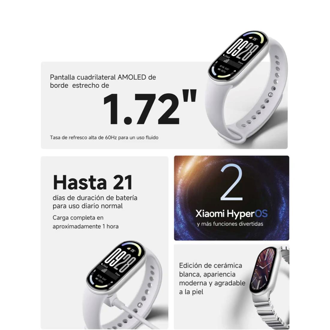 Xiaomi Smart Band 10 Midnight Black (BHR07PYGL) - Imagen 6