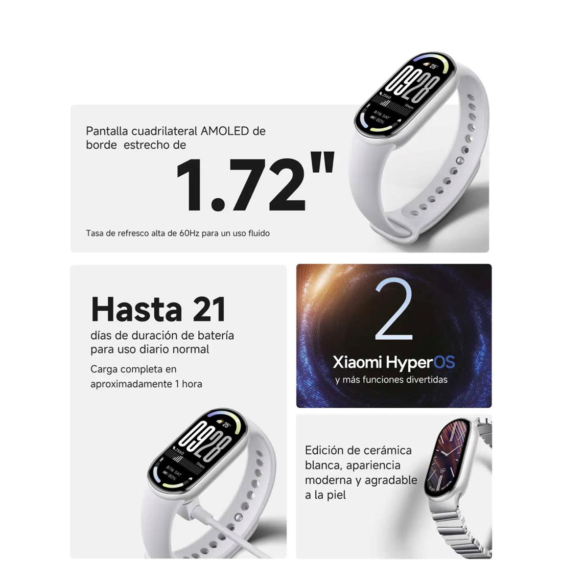 Xiaomi Smart Band 10 Mystic Rose (BHR9999GL) - Imagen 6